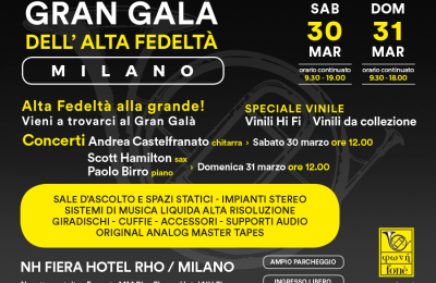 Gran Galà dell’Alta fedeltà di Milano – 30&31 marzo 2019
