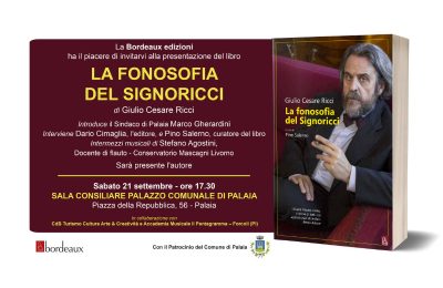 LA FONOSOFIA DEL SIGNORICCI Continuano le presentazioni del libro