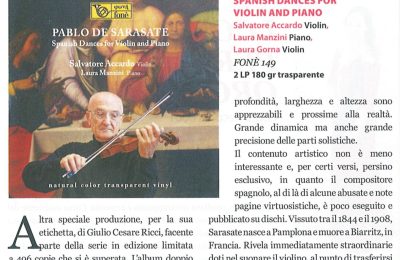 SUONO parla di Spanish Dances for Violin and Piano