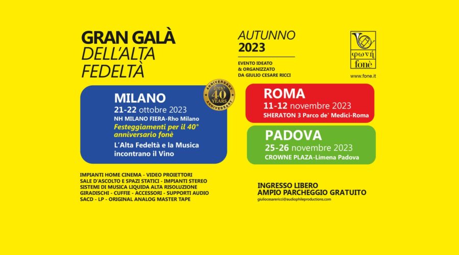 gran galà milano roma padova 2023