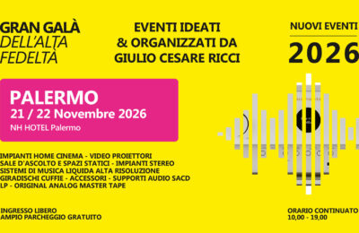 Gran Galà dell'Alta Fedeltà Palermo 2026