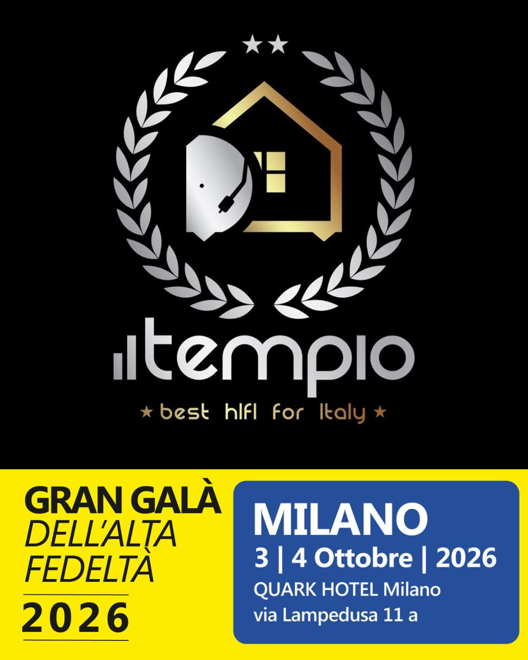 Audio Graffiti al Gran Galà dell'Alta Fedeltà di MILANO 2026